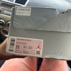 Jordan Air Jordan 13 Retro Box — White/Black/Purple Label